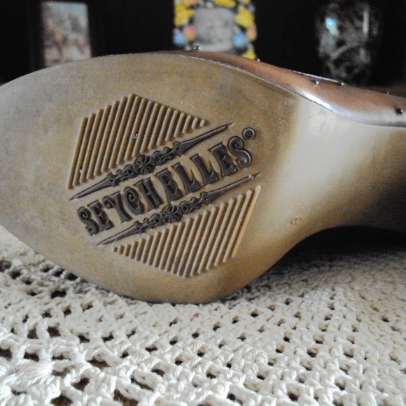 Seychelles *EEL* Leather Platform Pump 8 **Made In ITALY** - Picture 4 of 7